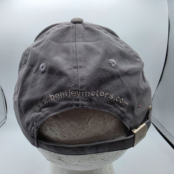 Bentley Motors Team Bentley Gray Baseball Cap Adjustable Embroidered Logo Hat - Picture 3 of 10
